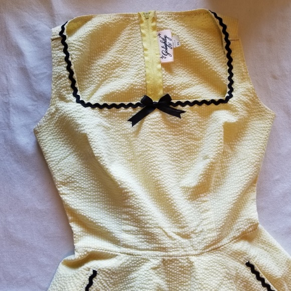 Pinup Girl Clothing Golightly Pinup Carina Swing Mini Sundress - Picture 4 of 9